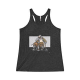 The Bulldogzer Women's Tri-Blend Racerback Tank