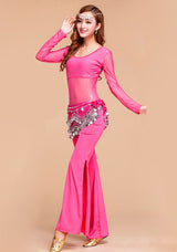 3 Pieces Belly Dancing Practice Wear Set