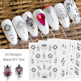 Special Set #3 - 24 Sheets Per Set | Mixed Art Nail Art Decals